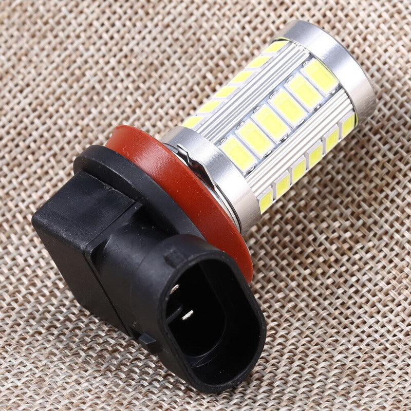 H11 Fog Lights High Power Headlight Bulbs 12V 5630 SMD 6000K White Newly