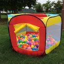 Indoor and Outdoor Playhouse Simple Folding Ball Pit Hideaway Game Tent-H
