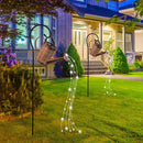 LED Solar Kettle Light Hollow Water Can Fairy String Lamp Garden Decor (B) Newly