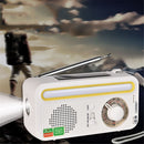 USB Rechargeable Hand Crank Radio Solar Charging Emergency Radio 2000mAh