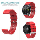 Watch Strap for Huawei Watch GT 3 GT2e GT2 GT2 Pro Adjustable Belt (Red)