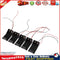 5PCS Single Slots 1x 9V Battery Clip Holder Case Box with Wire Leads DIY Newly