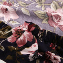 Removable Conjoined Stretchy Floral Home Stool Chair Seat Cover (5