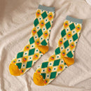 Girl Cute Printing Variety Breathable Winter Long Stocking