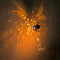 #A Solar Watering Can Lights Hollow Iron Waterproof Flowers Projecting Garden La
