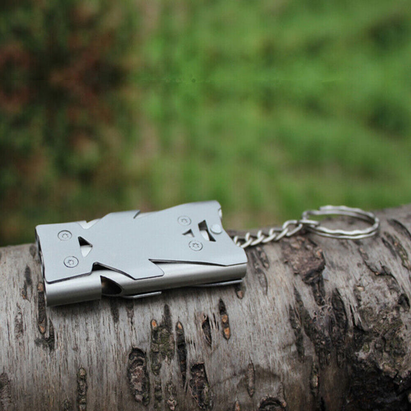 Outdoor Three-Pipe Emergency Survival Whistle EDC Portable High Decibel Whi