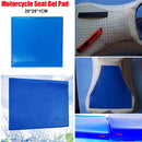 Motorcycle Seat Gel Pad Shock Absorption Mat Soft Cushion Blue (25x25x1cm)