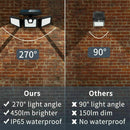 Lamps IP65 Wall Light Garden Yard Lamp Solar Light PIR Motion Sensor 108LED