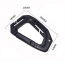 Carabiner Climb Clip Backpack Molle System Plastic D Buckle for Outdoor Campi