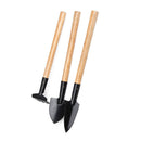 3pcs Mini Garden Plant Tool Set With Wooden Handle Gardening Tool Shovel Ra