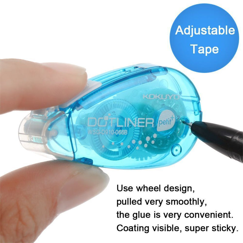 Dots Stick Roller Double Sided Adhesive Glue Tape Dispenser Office Supplies