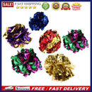 Cat Mylar Balls Colorful Ring Paper Shiny Crinkly Balls Sound Toys(6pcs)