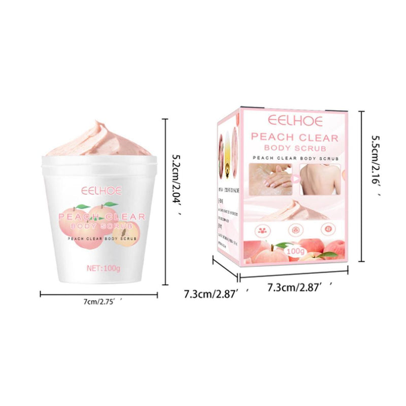 Peach Body Exfoliating Creams Whitening Acne Deep Cleaners Body Scrubs yuq L1L0