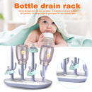 Milk Bottle Drain Rack Drying Stand Infant Milk Jar Washing Drying (Purple)