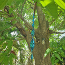 10pcs Bird Repellent Sticks Insect Spiral Reflective Scare Rods Blue Newly