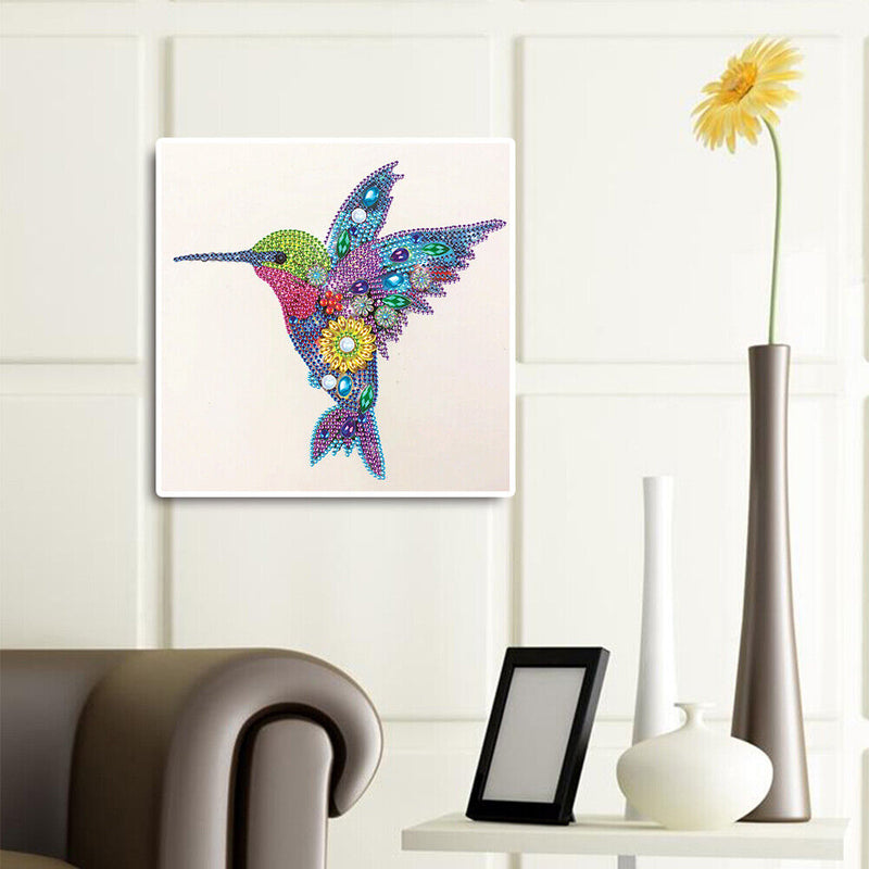 5D Partial Special Shaped Diamond Painting Hummingbird Poster Kit (UP259) Newly