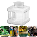 5L PC Transparent Water Bucket Portable Tea Drink Water Storage Container