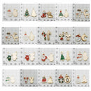 20Pcs Mixed DIY Craft Xmas Tree Hanging Christmas Charms Set Bracelet Pendant