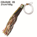 #A Octopus Squid Fishing Lures Soft Skirt Baits Tuna Trolling Seawater Fishing T