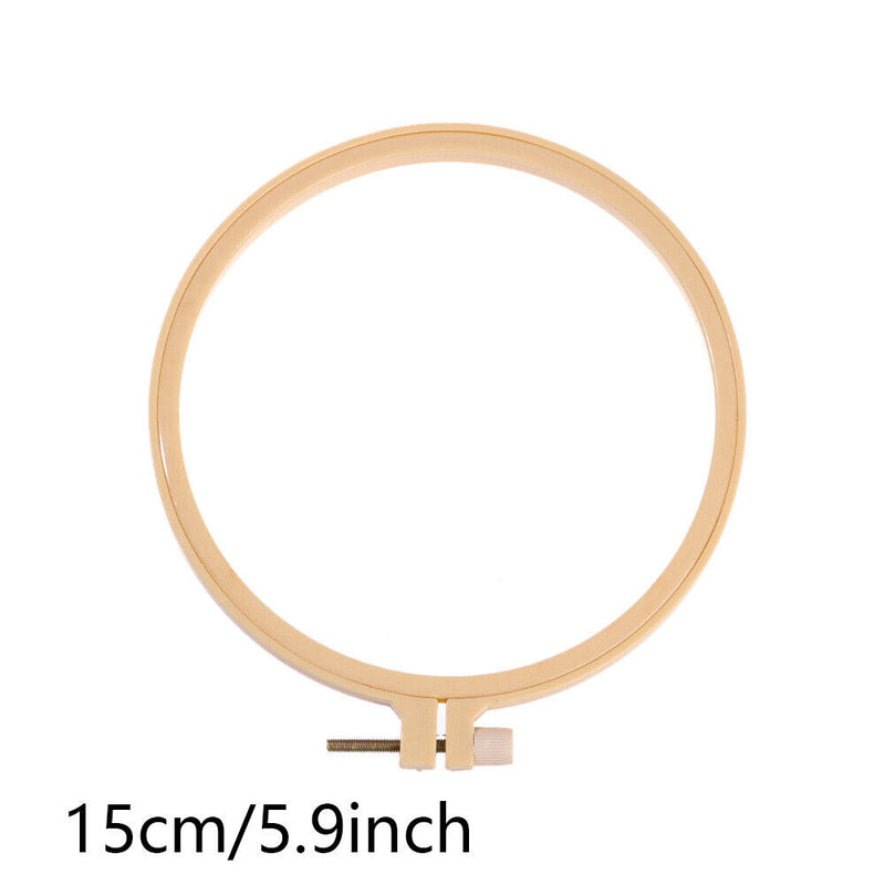 DIY Crafts Needle Punch Flower Embroidery Cross Stitch Kit Embroidery Hoop