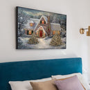 Snow House 5D Diamond Painting Rhinestone Full Square Drill for the Room End