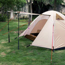 4pcs Outdoor Camping 13ft Reflective Tent Guyline 4mm Dia w/ Aluminum Adjus