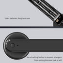 Fingerprint Door Lock 2 in 1 Biometric Password Lever Handle Lock (Black) Newly