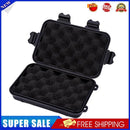 Outdoor Waterproof Sealed Case Dustproof Container EDC Tool Storage (Black)