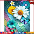 Diamond Painting DIY Daisy Butterfly Full Round Drill Rhinestone Picture