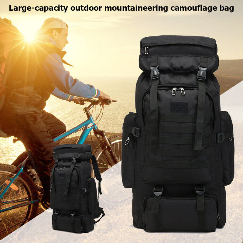 #A Sports Backpack Outdoor Training Hiking Camping Trekking Waterproof Bag Suppl