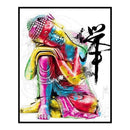 11CT Full Embroidery Kit Stamped Colorful Buddha Statue Cross Stitch Kits