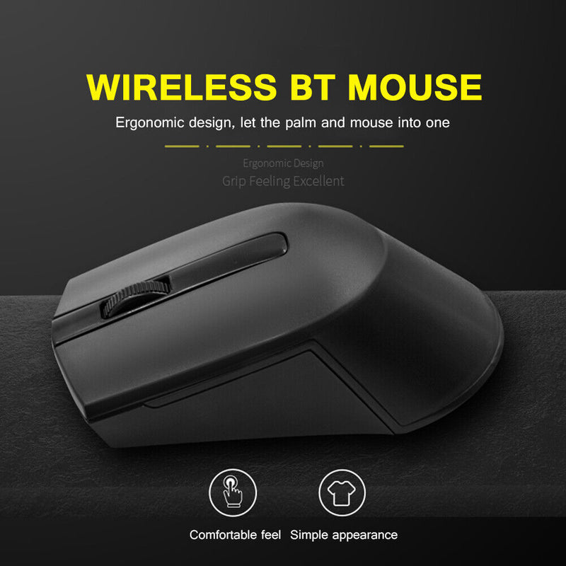 Rechargeable Bluetooth-compatible Mute Mouse Home Office Computer Phone Wir