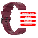 20mm Silicone Watch Band for Garmin Fenix 7S Bracelet Strap (Wine Red) Newly