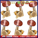 6pcs 3R 3L Guitar Tuning Pegs Enclosed Locking Closed Knob Machine Heads Tu