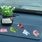 5stk Auto Dekoration Niedlichen Cartoon Tiere Actionfiguren Ornament Neu.