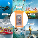 Waterproof Phone Case Underwater Touch Screen Mobile Phone Bags (Orange) Newly