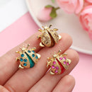 Zircon Decor Ladybug Brooches Insect Brooch Pin Animal Brooch Costume Badge Pin