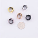 9 PCS Punk Woman Crystal Elastic Hair Ring Ponytail Holder Headband Hair Cuff