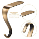 Christmas Stocking Holders Hooks Fireplace Hanger Metal Hanging Clip (2pcs)