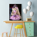 5D DIY Girl Special Shaped Diamond Painting Cross Stitch Kits Bedroom Wall