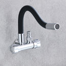 Faucet Extender Kitchen Bathroom Water Tap Extension Filter (Black 50cm) Newly