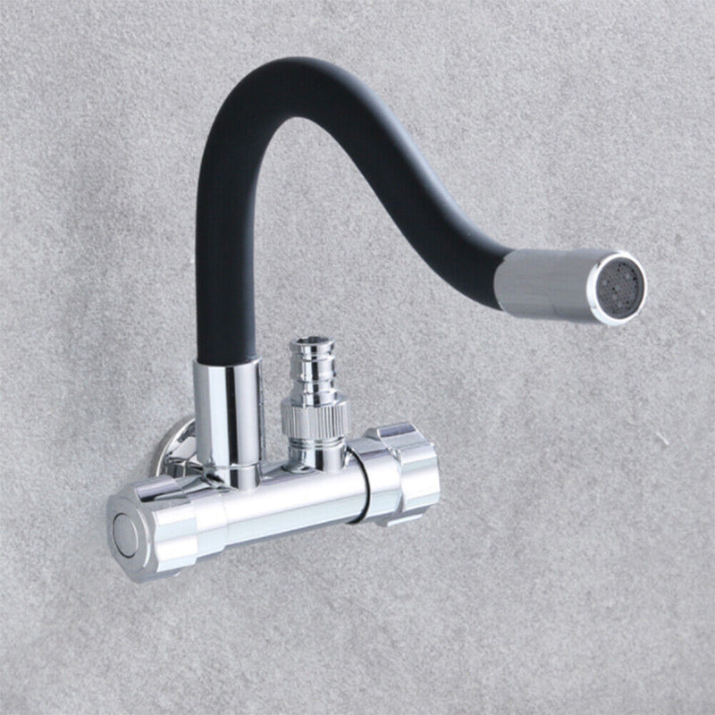Faucet Extender Kitchen Bathroom Water Tap Extension Filter (Black 50cm) Newly