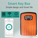 BOX02 Waterproof Smart Key Storage Box w/ Code Tuya APP Unlocking (Orange) Newly