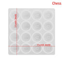 Epoxy Crystal Glue DIY Silicone Chess Mold Chessboard Mould Chess Board Tools
