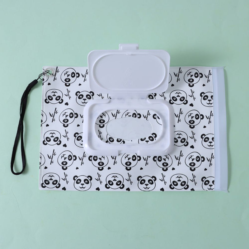 Easy-carry Cosmetic Pouch Wipe Bag Carrying Case Container Clean Wipes