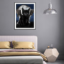 Diamond Painting 5D DIY black cat Full Round Drill Rhinestone