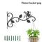 Wrought Iron Hanging Flower Basket Decorative Hanger Bracket (Flower Fairy)