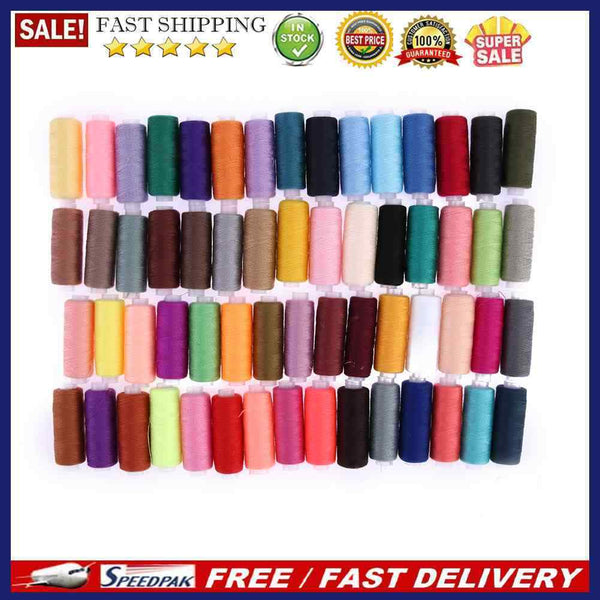 60 different Colours 250 Yard Polyester Embroidery Sewing Machine Threads