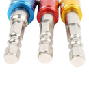 3pcs/set Drill Bit Socket Adapter High Carbon Steel X4S2 N7I6