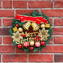 Bow-knot Garland Ornament Wall Hanging Christmas Decorations Christmas Wreath